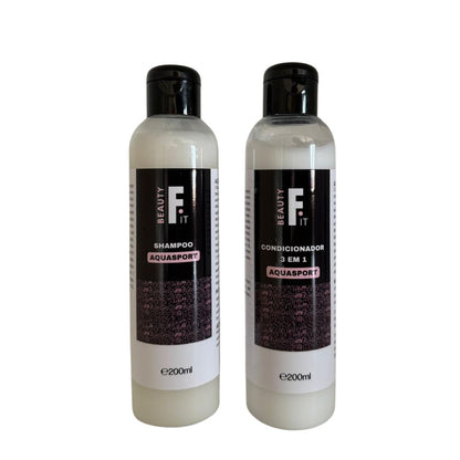 Kit AquaSport: Shampoo + Condicionador 3 em 1